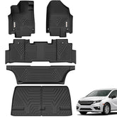 YITAMOTOR floor mats provide all-weather protection for the Honda Odyssey cabin