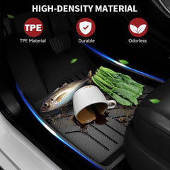 YITAMOTOR rear trunk well liner keeps valuables organized in Model 3.