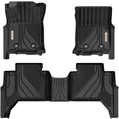 YITAMOTOR Tacoma front-row floor mat with edge protection and easy cleanup
