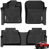 YITAMOTOR Toyota Tundra front-row floor mats with all-weather protection