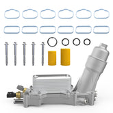 YITHSWAY 926-876 oil cooler front view improves heat dissipation for compatible Dodge, Jeep, Ram models.