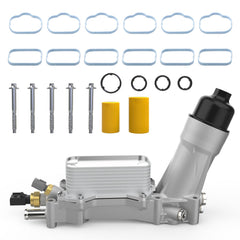 YITHSWAY aluminum oil cooler assembly with integrated housing