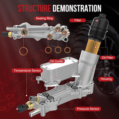 YITHSWAY temperature sensor helps monitor oil temperature during operation.