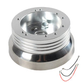 YIUIY 5 and 6 hole hub adapter front view showing quick bolt-on wheel compatibility