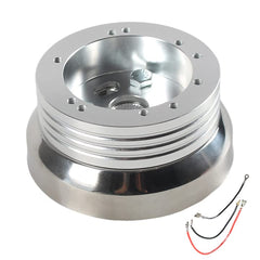 YIUIY 5 and 6 hole hub adapter front view showing quick bolt-on wheel compatibility