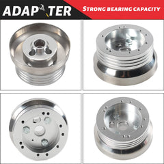YIUIY hub adapter installation steps image shows simple bolt-on process