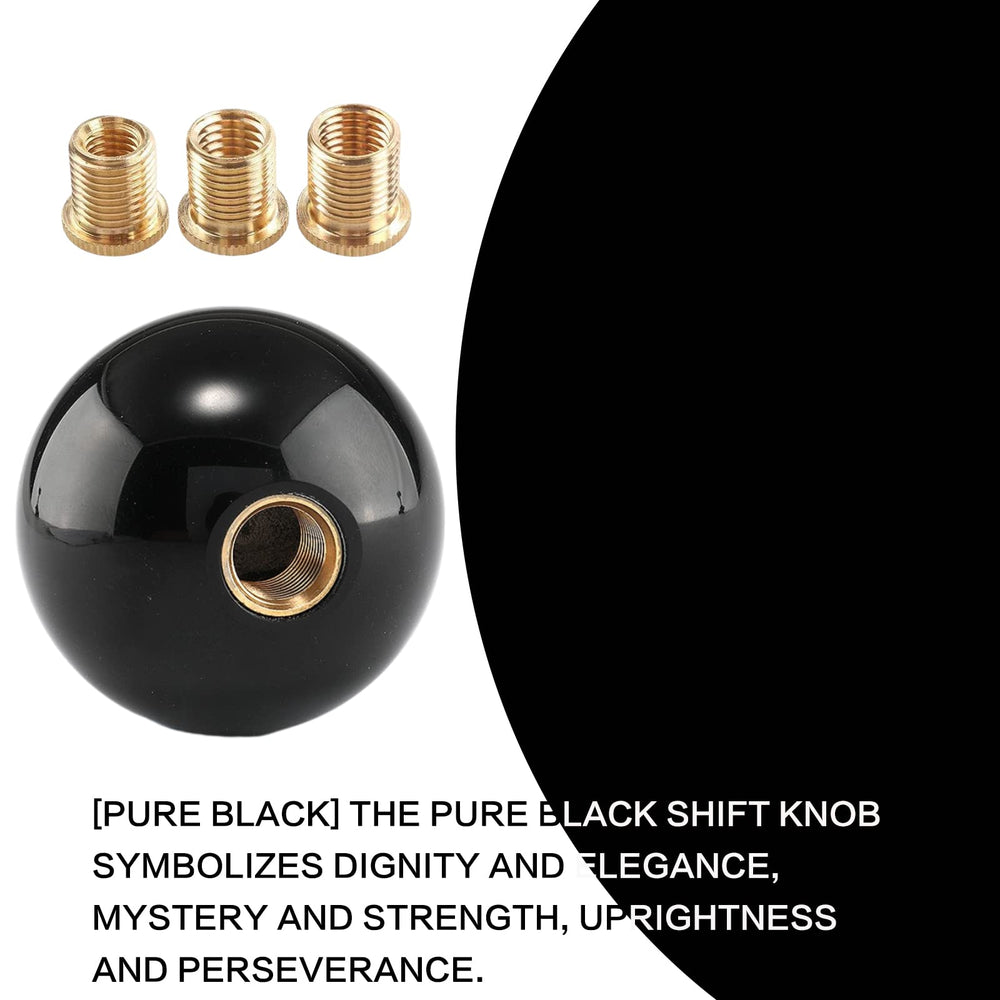 YIUIY Round Ball Shift Knob with adapters for versatile mounting