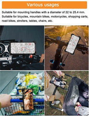 YIUJEFDA bike mount full access to controls while riding