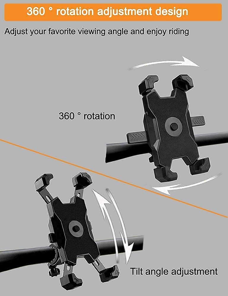 YIUJEFDA bike mount works on bikes, motorcycles, and scooters