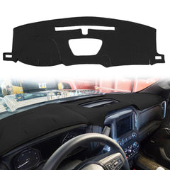 Yiz dash cover dashboard mat on a Silverado Sierra interior, protective and stylish.