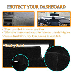 Easy installation with included instructions for the Yiz dash cover
