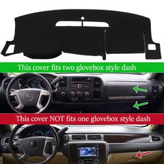 YIZ dashboard cover for GMC Sierra 2007 2013 preserves speaker clarity