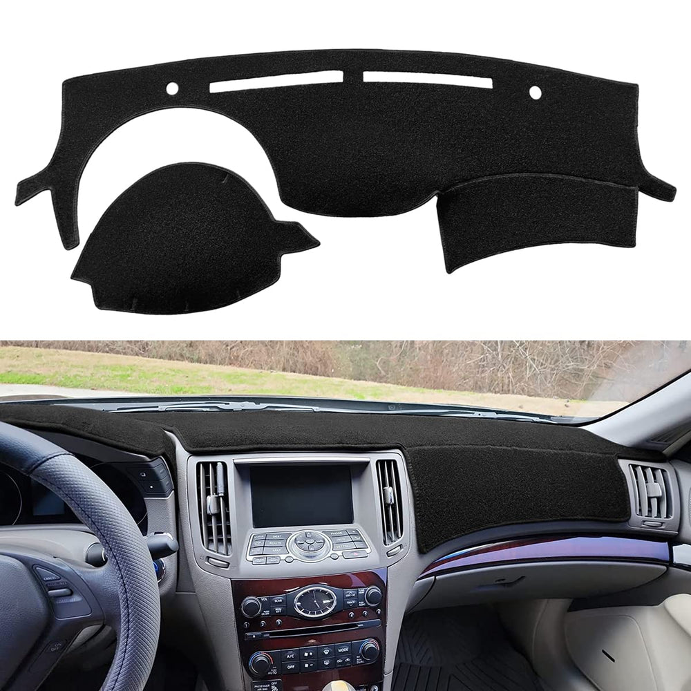 Yiz dash cover with custom Infiniti fit pattern for a precise, tailored look