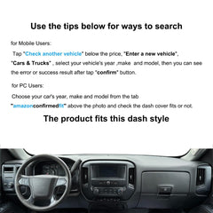 Yiz dash cover aligns with left-hand drive dash layout for precise fit