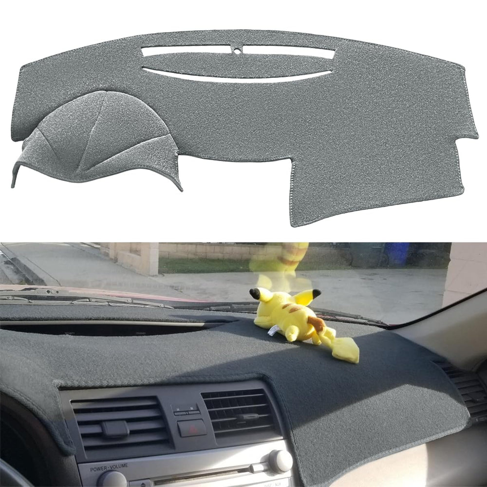 Yiz dash cover for Toyota Camry 2007-2011 in dark gray with precise fit and sun protection.