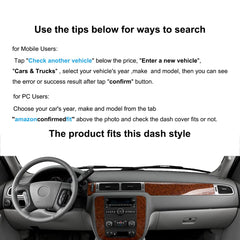 Yiz dash mat tailored for Sierra Denali provides snug fit and minimal distortion