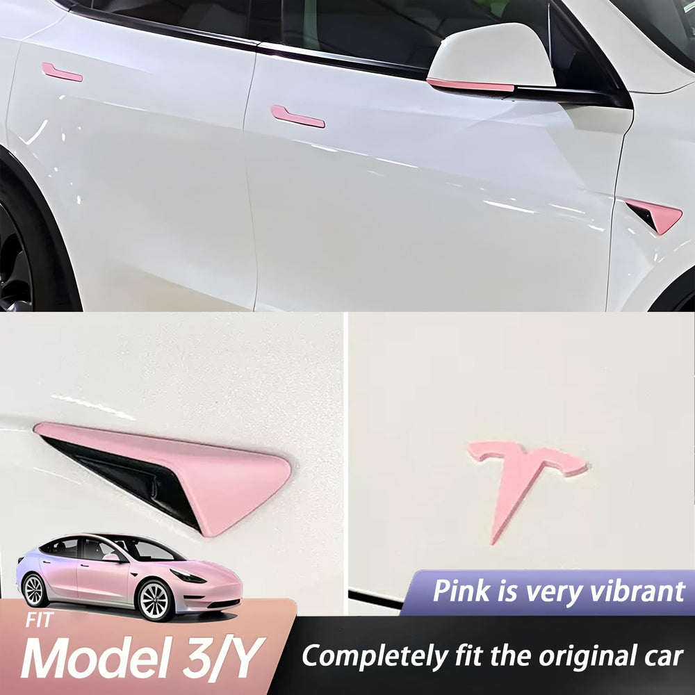 Matte pink decorative cover enhances interior aesthetics and scratch resistance.