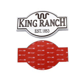 YKKCOOEWQ King Ranch Emblem front view to upgrade F-150 aesthetics