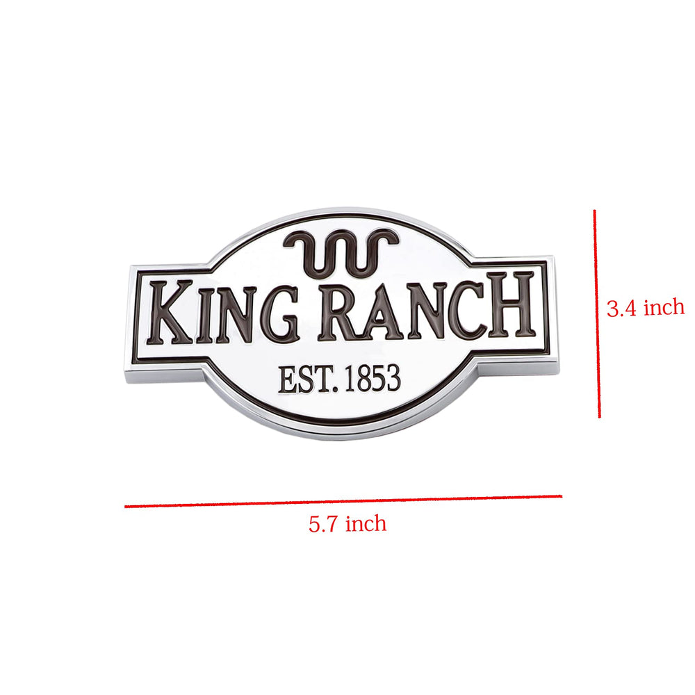 YKKCOOEWQ King Ranch Emblem side detail for rugged truck look