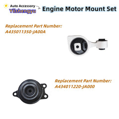 Yllshengyu 4-piece set delivers complete engine mounting coverage and easier installation.