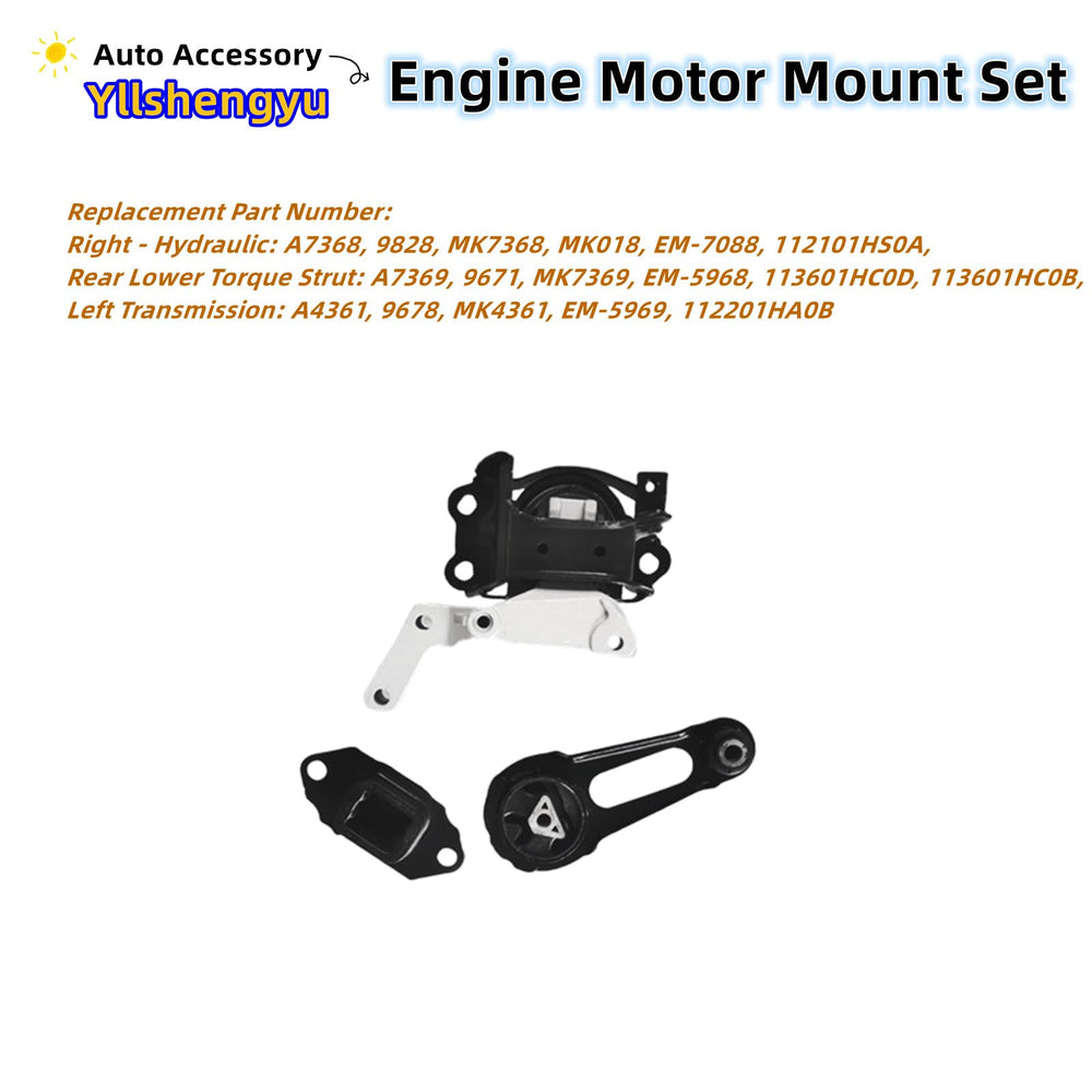 Yllshengyu left transmission mount supports smooth shifts