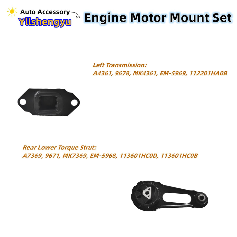 Yllshengyu three-piece kit for Versa fitment