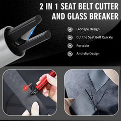 Ylrokle seatbelt cutter use with recessed blade safety