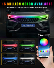 YM E-Bright 16 million colors enable personalized ambient lighting schemes