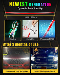 YM E-Bright car LED strip 70inch length adds bold accent lighting