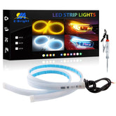 YM E-Bright DRL strip white 60cm for daytime visibility on cars.