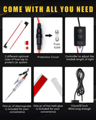 YM E-Bright IP67 waterproof hood light strip withstands rain and splashes for reliable use.