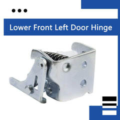 YMHHefy package includes the front driver side lower hinge for complete replacement.