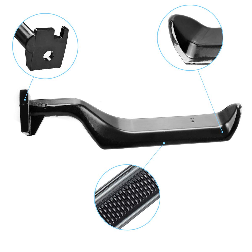 YMHHefy black interior door handle for Ford Bronco, front-right view; durable replacement.