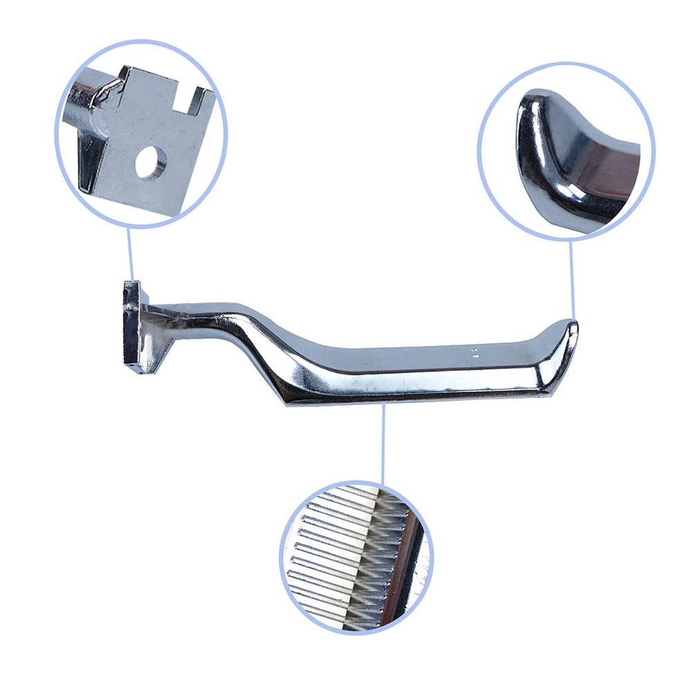 YMHHefy silver interior door handle right-front view, direct replacement for Ford Bronco and trucks.