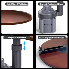 Ymipre height-adjustable bracket adapts to varied seating positions.