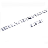 Yoaoo 2pack LTZ emblem chrome badges for Silverado with premium 3D look