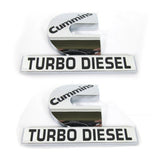Yoaoo Cummins glossy chrome emblem, 4.5 x 2.9 inches, adds durable shine