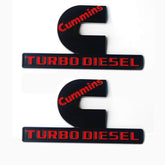 Yoaoo Cummins red emblem front view, bold 3D styling for Ram trucks.