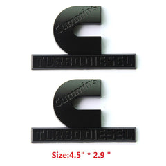 Yoaoo matte finish emblem complements grilles and doors on trucks.
