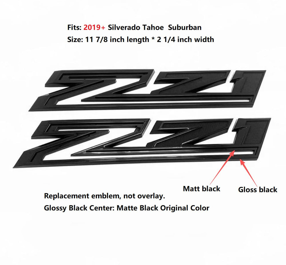 Yoaoo Silverado grille Z71 badge all-black adds rugged detail