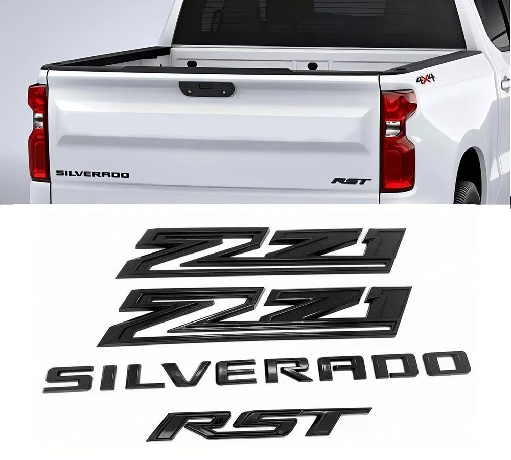 Yoaoo Silverado Plus Z71 emblem close-up shows rugged 3D badge