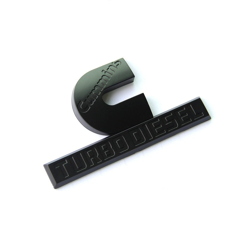 Yoaoo two-pack Cummins emblems ready for quick badge upgrade on trucks.