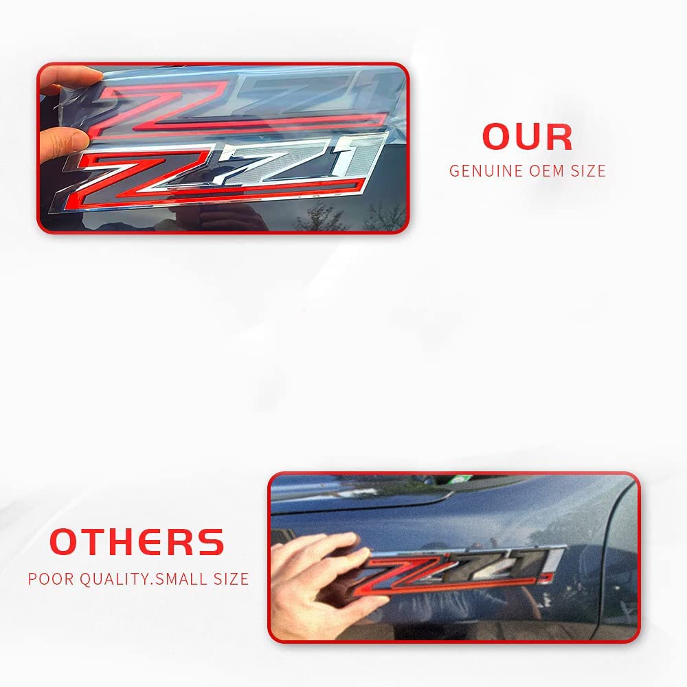 Yoaoo Z71 emblems fit Silverado Tahoe Suburban for authentic look.