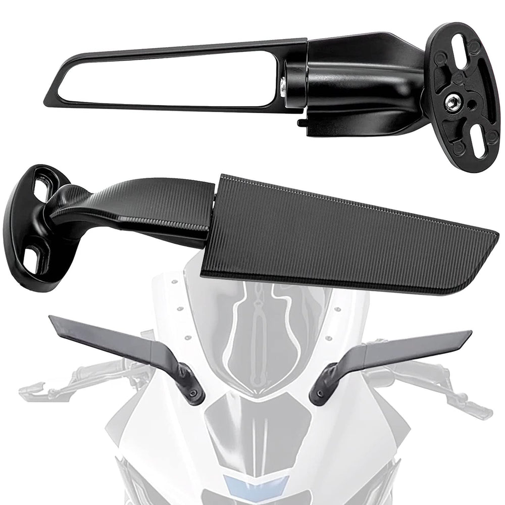 YOBEYI Wing rearview mirror for Ninja 300 with wide view for safer lane changes.