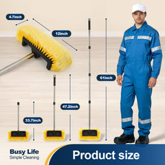 Yocada thickened stainless steel rods provide sturdy, rust-resistant support.