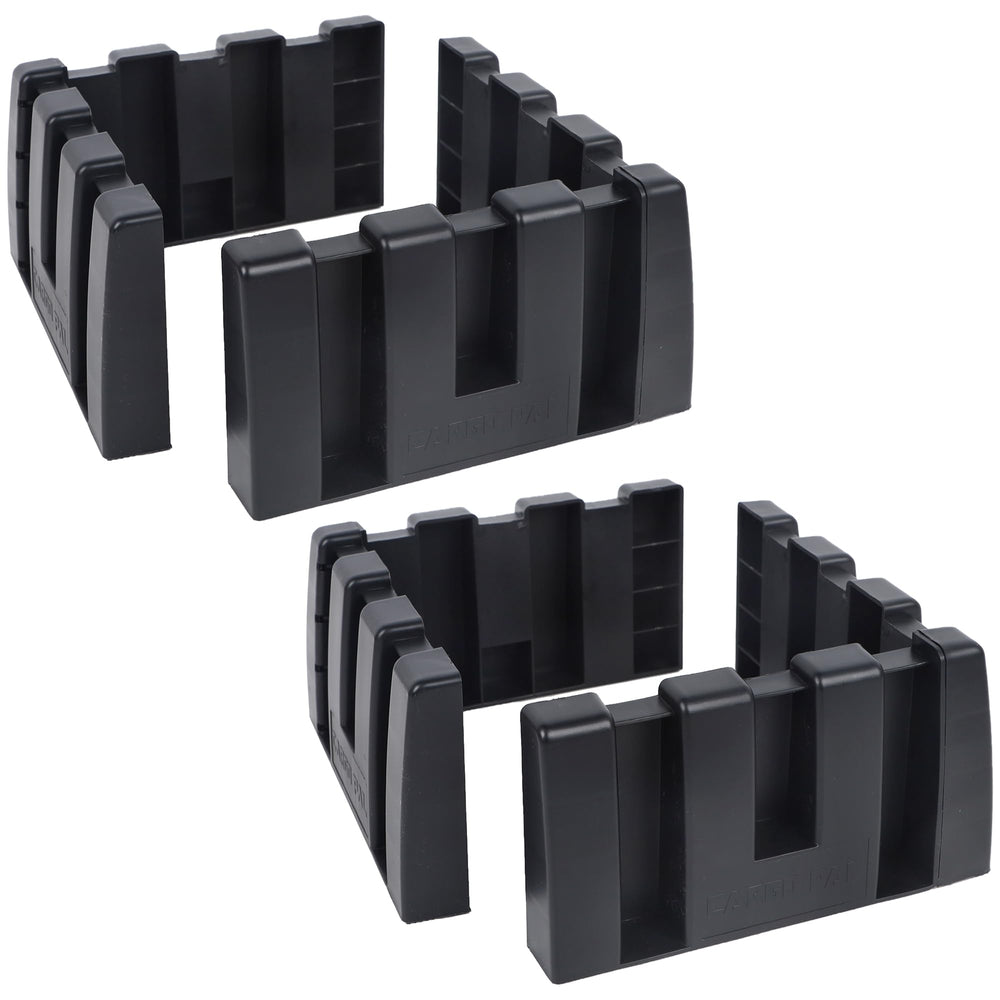 YOFIT Cargo Pal blocks in trunk setup for modular storage.