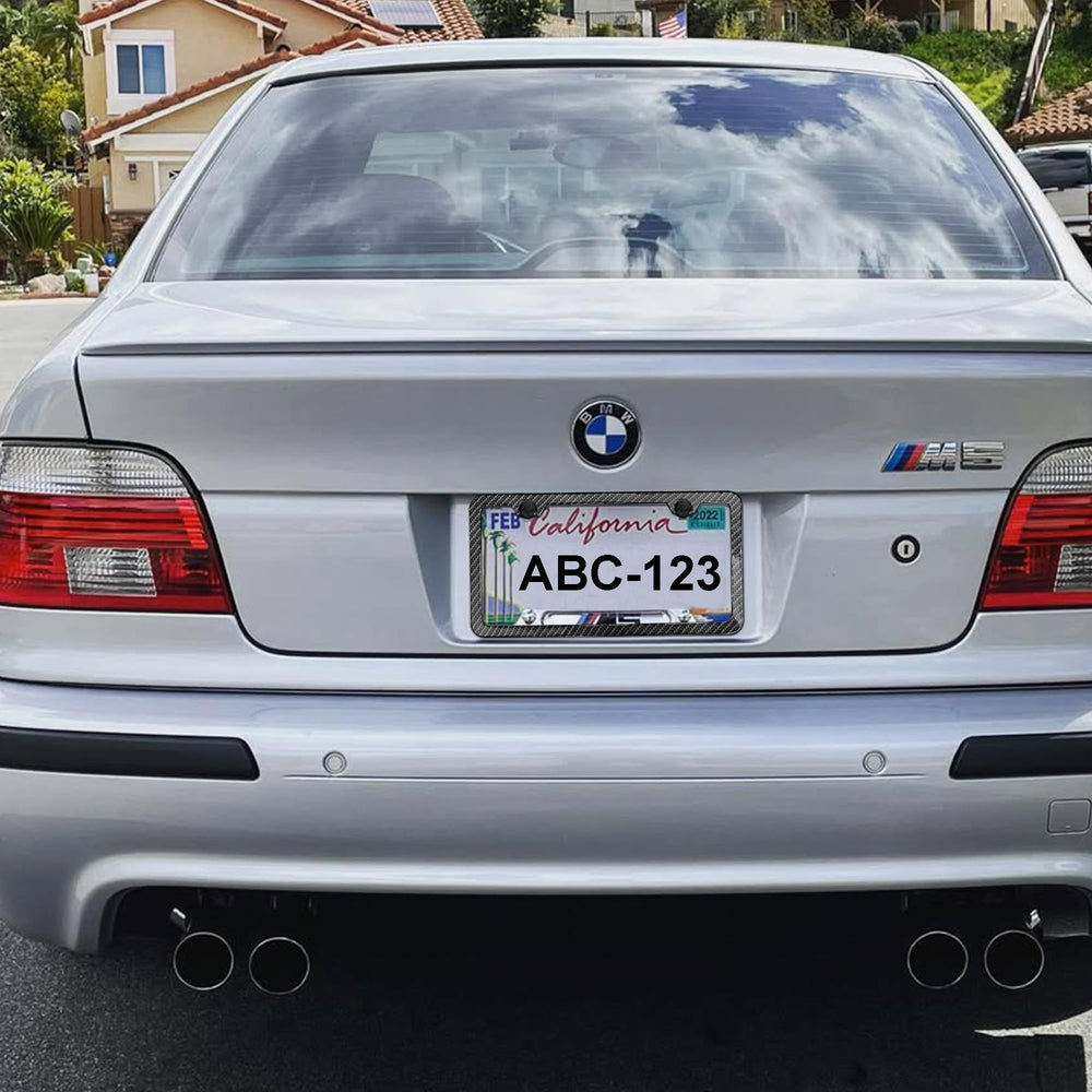 Yogrvner durable aluminum frame protecting license plate from wear