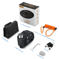 YOHOOLYO alarm disc lock carry pouch for convenient transport