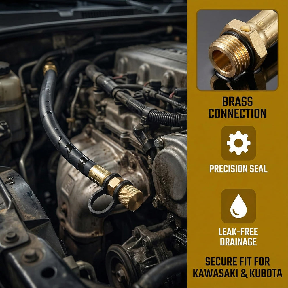 YOIASUGH oil drain hose for Kawasaki FR600V ensures smooth oil changes