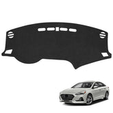 YOJOJOCO dash cover for Hyundai Sonata dashboard with custom fit and sun protection.